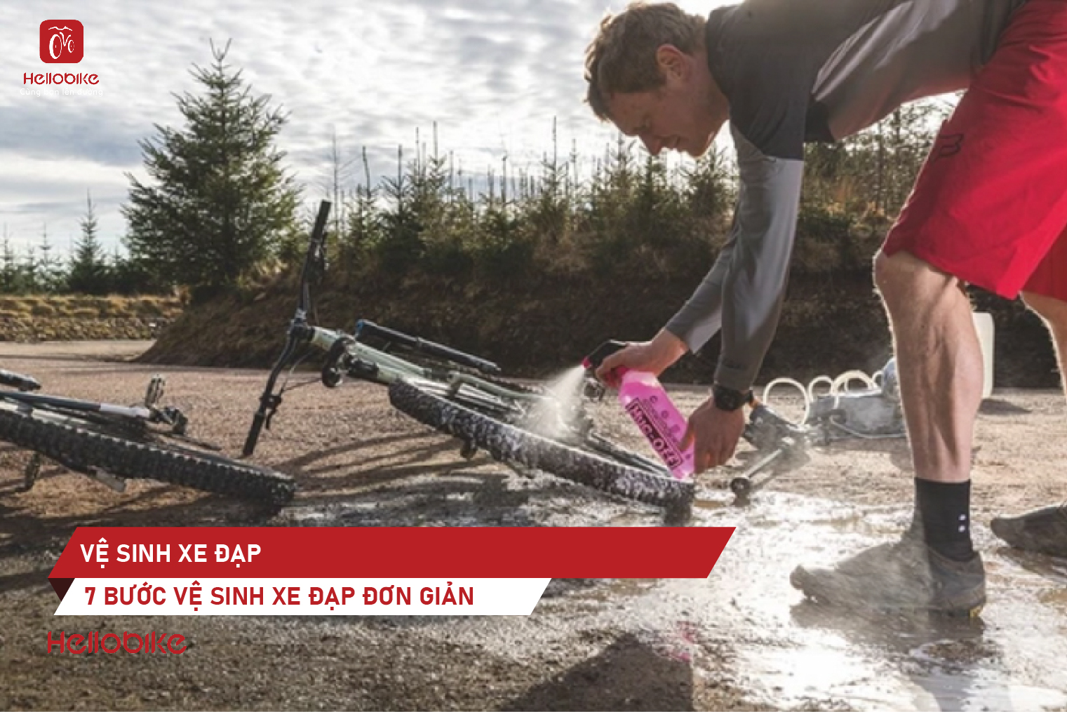 0a Xe dap the thao Hello Bike 7 Buoc ve sinh xe dap don gian Thumbnail 1