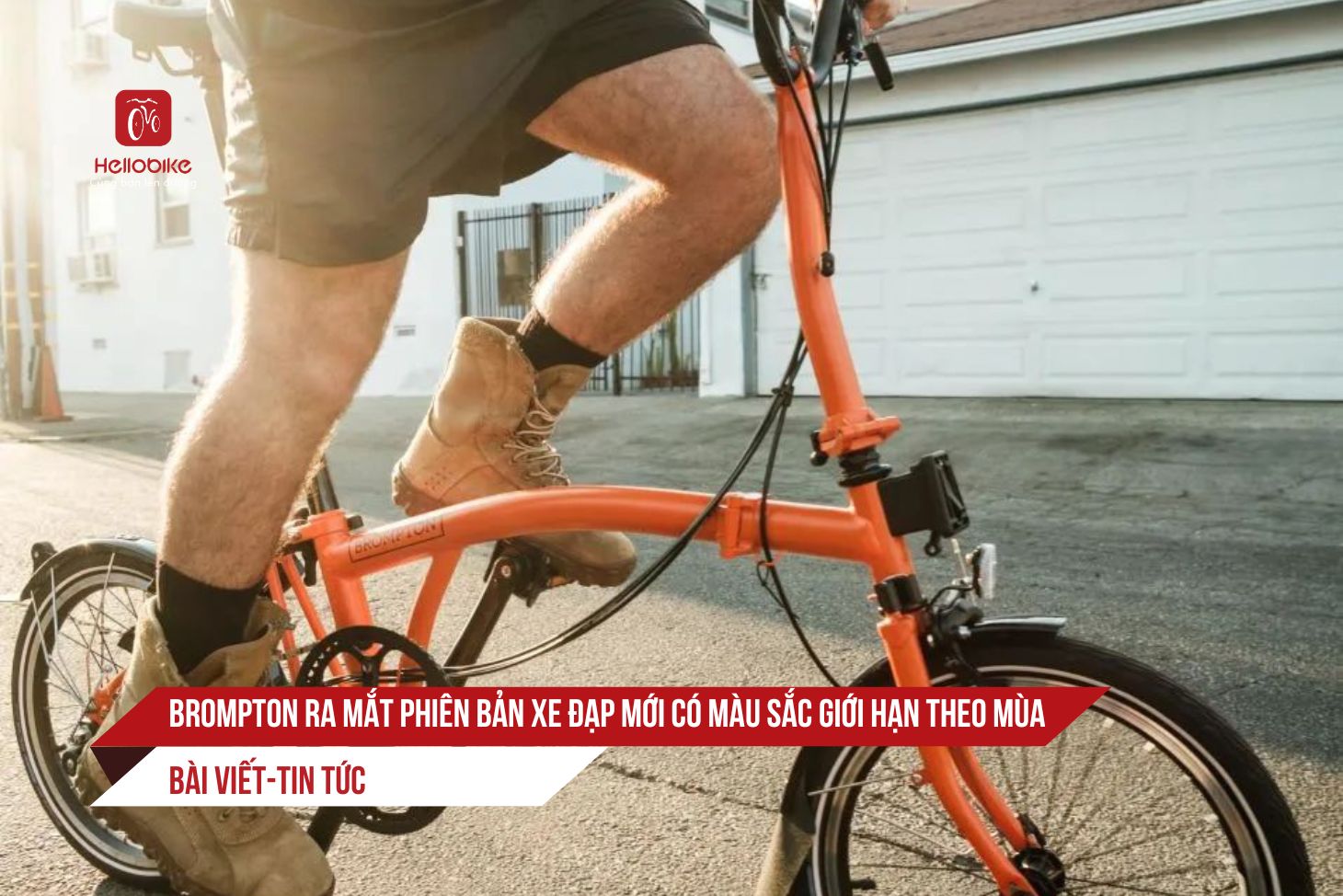 0 xe dap BROMPTON ra mat phien ban xe dap moi co mau sac gioi han theo mua 1