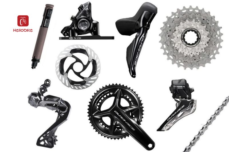 Chi tiết bộ truyền động điện tử Shimano Dura-Ace Di2