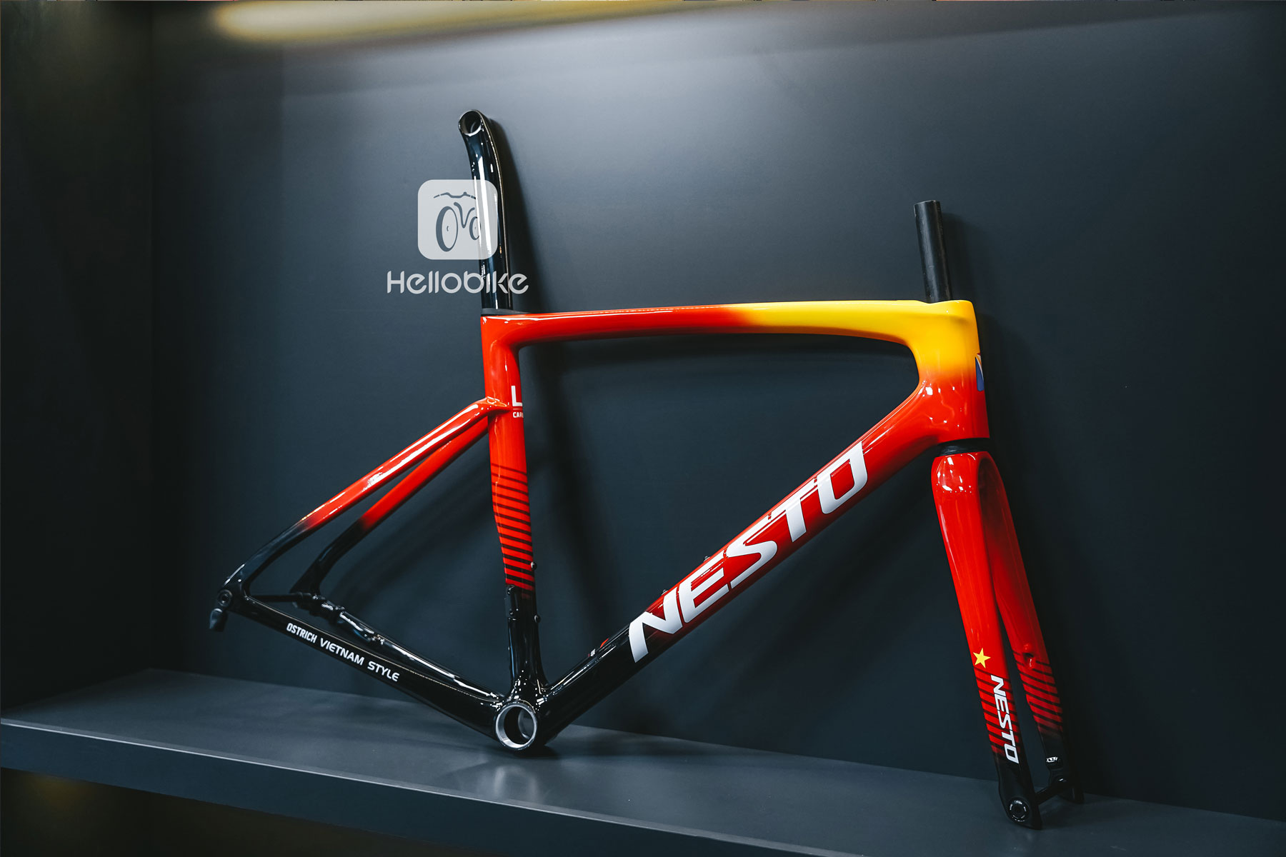Khung carbon Nesto Ostrich Vietnam Style (Limited Edition)