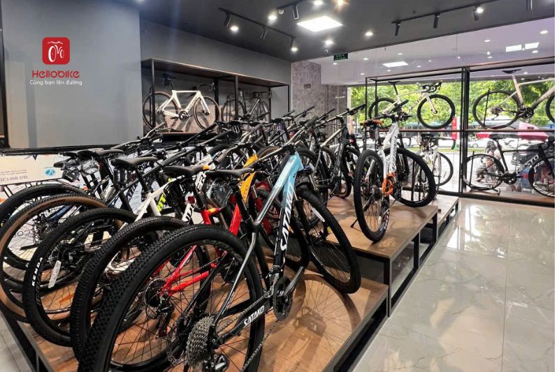 Không gian cửa hàng HelloBike Cầu Giấy